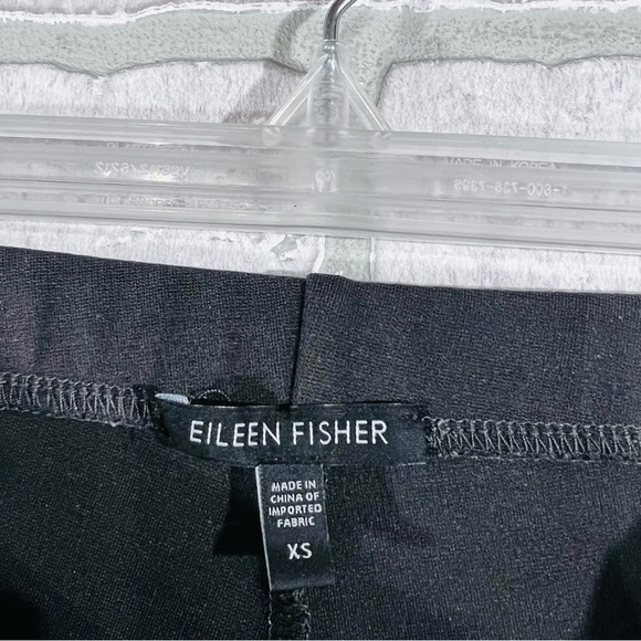 Eileen Fisher Ponte Knit Charcoal Pull On Zip Ankle Leggings Size XS - Picture 6 of 8